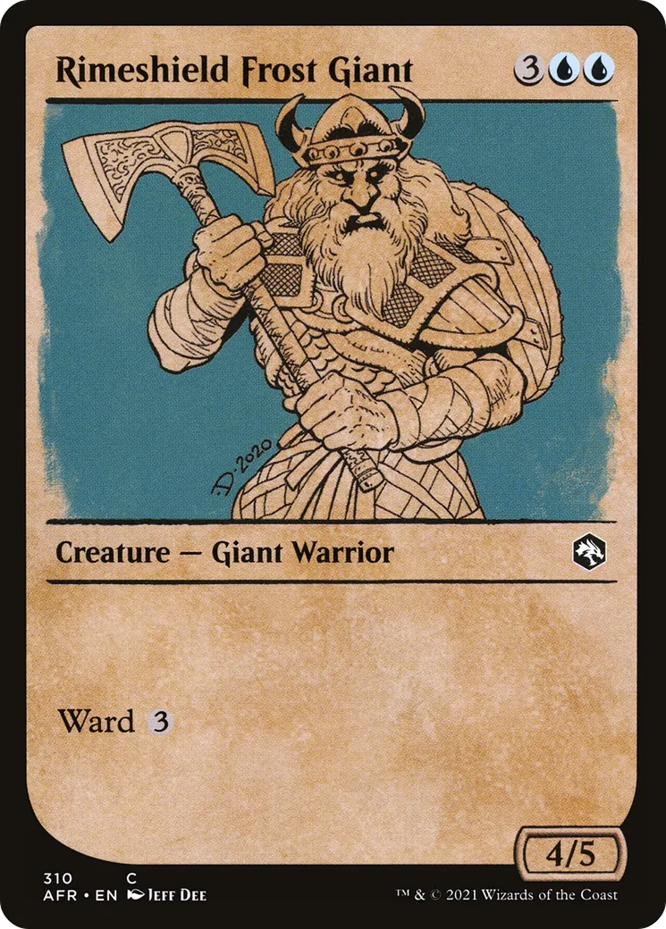 Rimeshield Frost Giant — Adventures in the Forgotten Realms — Magic: The Gathering