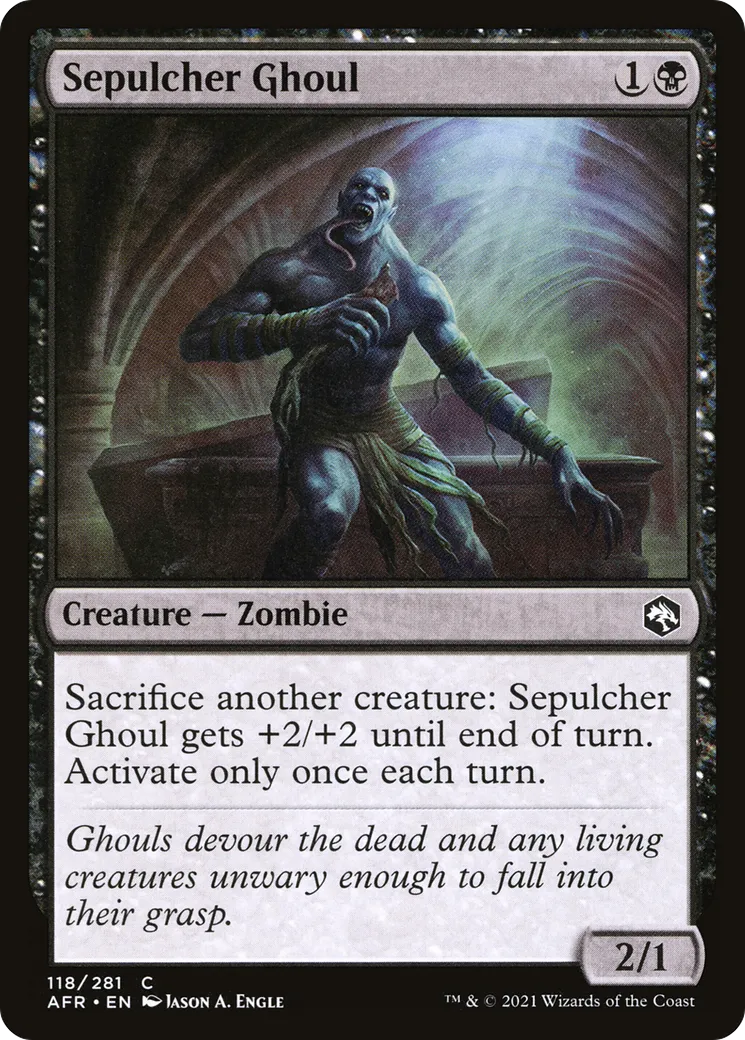 Sepulcher Ghoul — Adventures in the Forgotten Realms — Magic: The Gathering