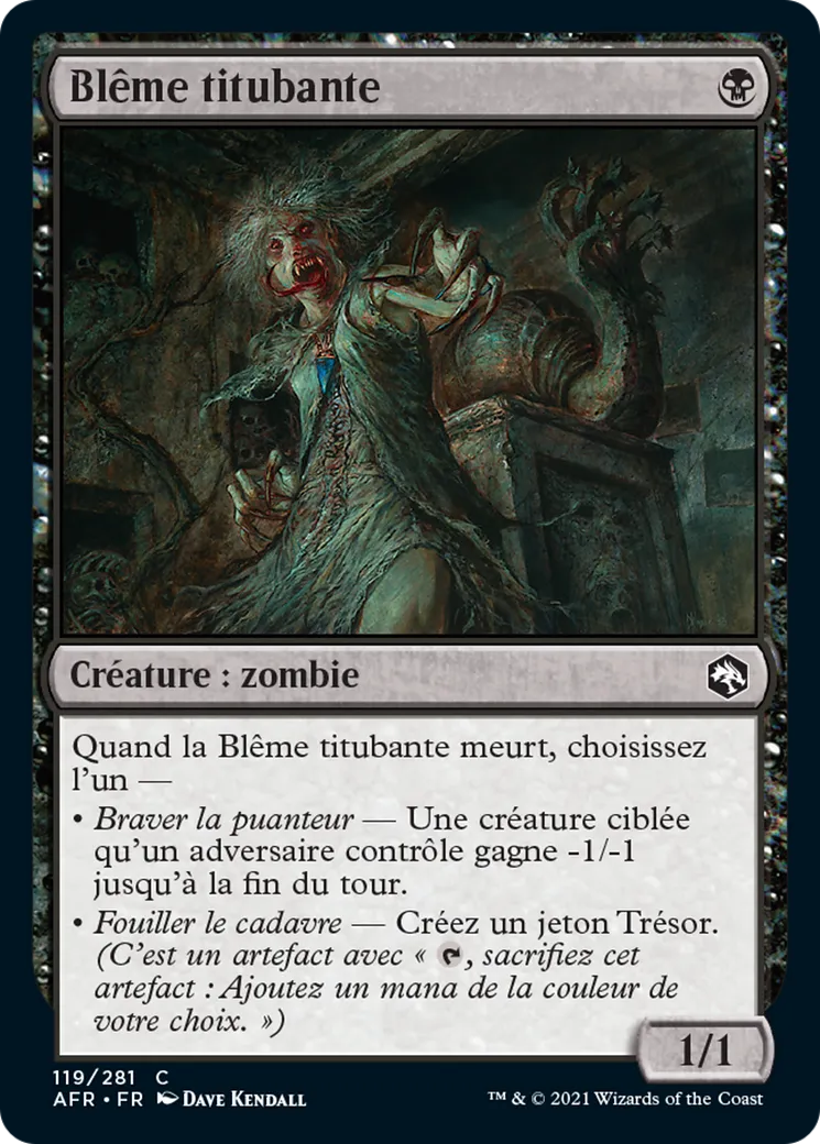 Blême titubante — Adventures in the Forgotten Realms — Magic: The Gathering