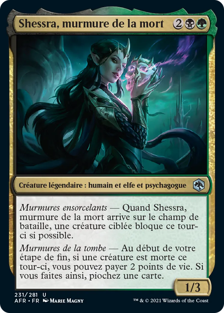 Shessra, murmure de la mort — Adventures in the Forgotten Realms — Magic: The Gathering