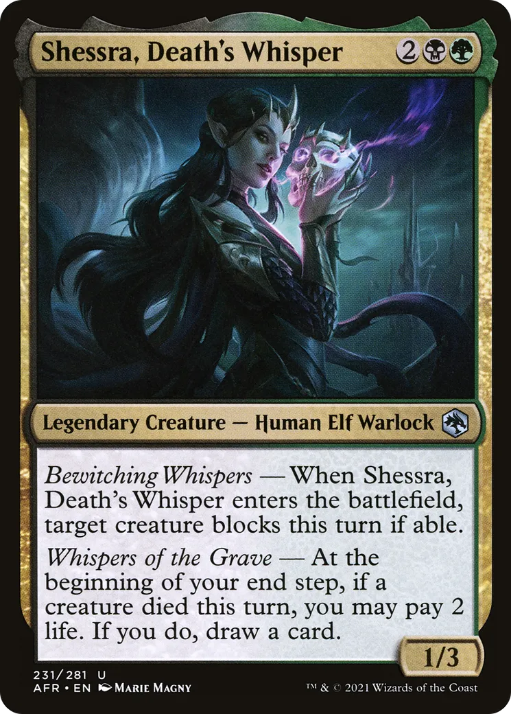 Shessra, murmure de la mort — Adventures in the Forgotten Realms — Magic: The Gathering