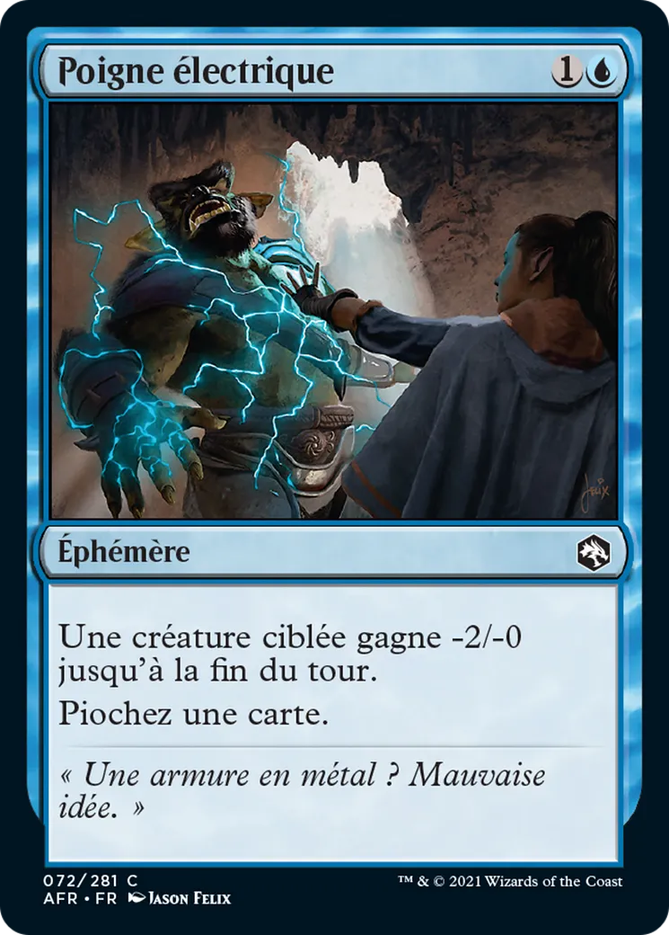 Poigne électrique — Adventures in the Forgotten Realms — Magic: The Gathering