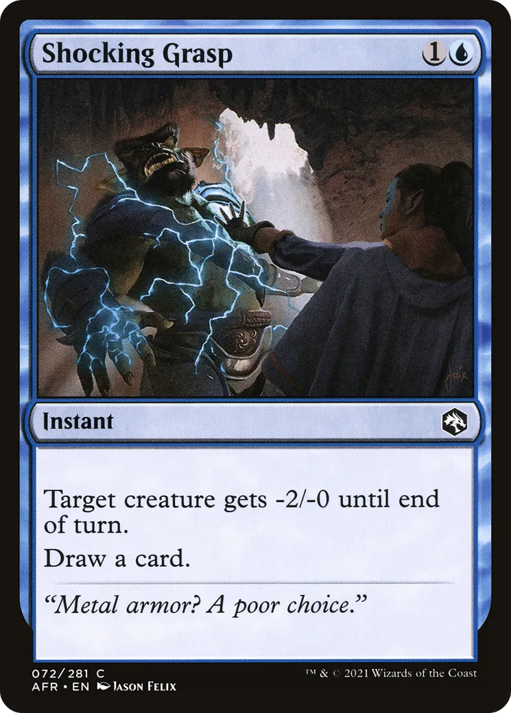 Poigne électrique — Adventures in the Forgotten Realms — Magic: The Gathering