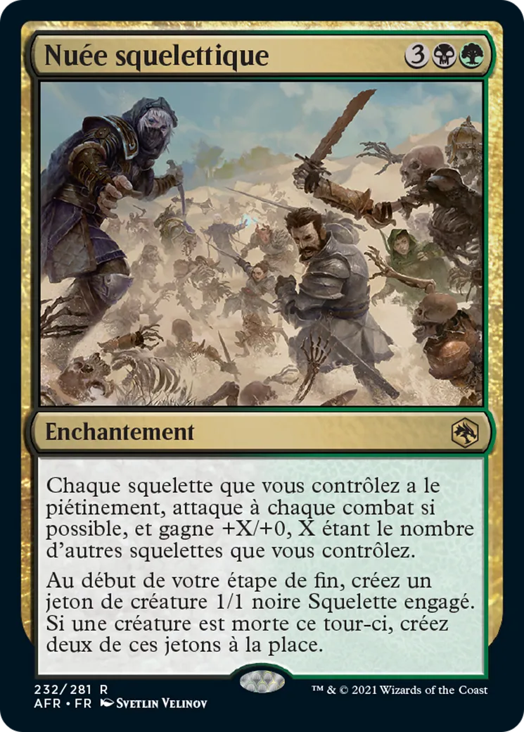 Nuée squelettique — Adventures in the Forgotten Realms — Magic: The Gathering