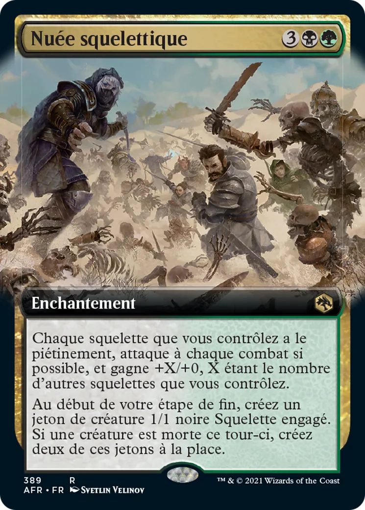 Nuée squelettique — Adventures in the Forgotten Realms — Magic: The Gathering