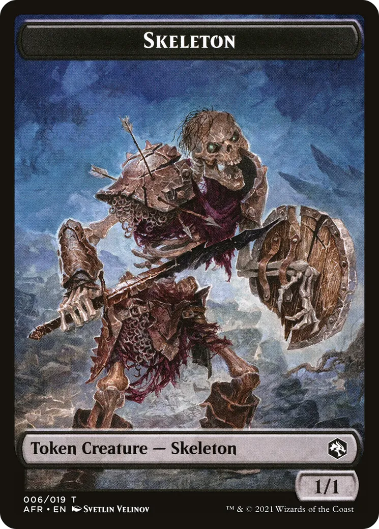 Skeleton — Adventures in the Forgotten Realms — Magic: The Gathering