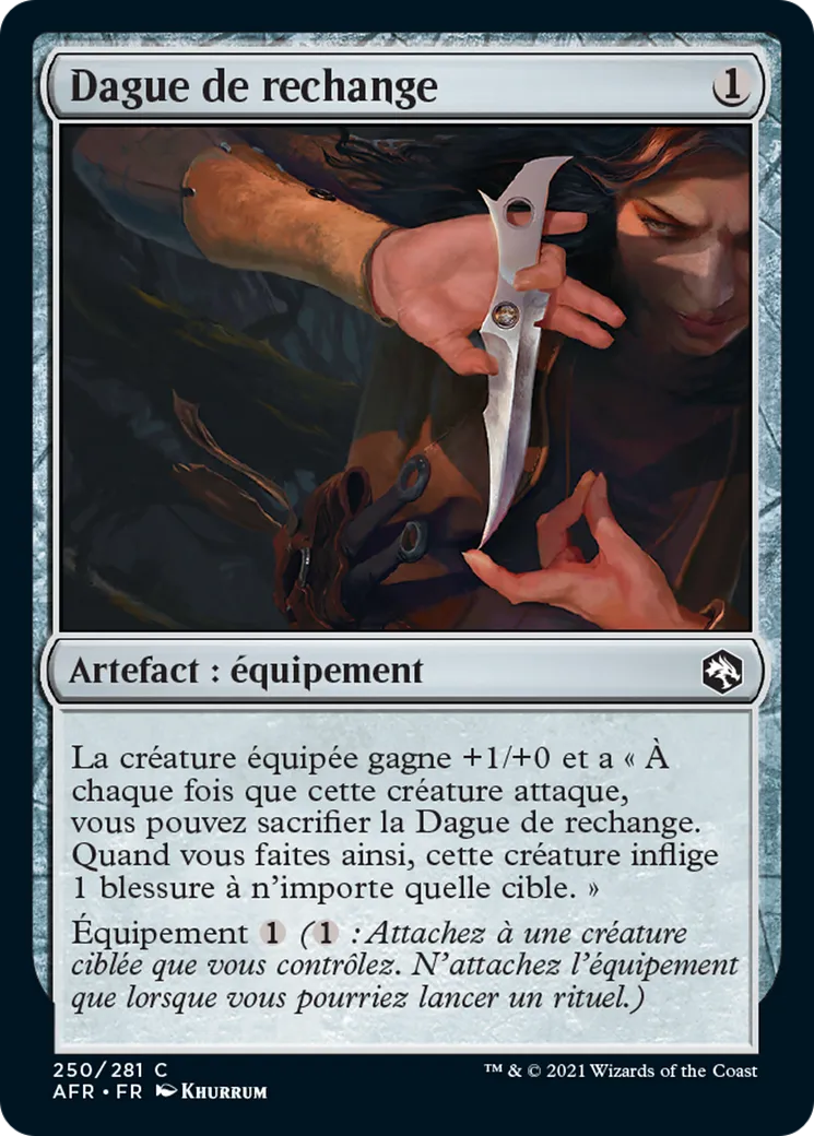 Dague de rechange — Adventures in the Forgotten Realms — Magic: The Gathering