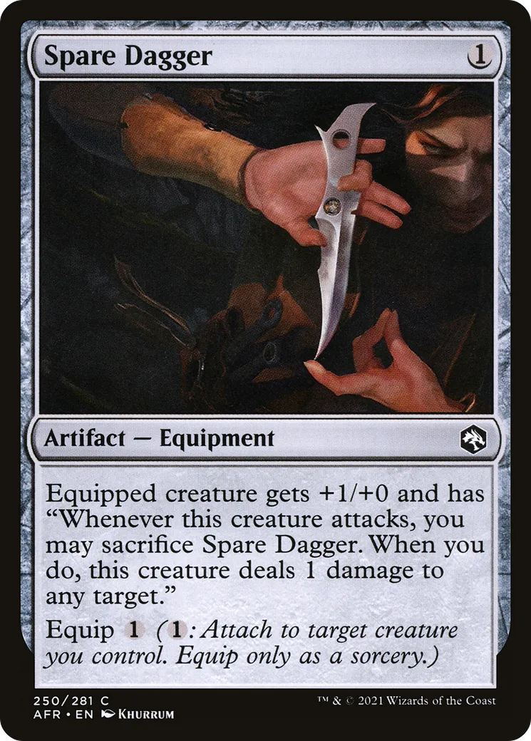 Dague de rechange — Adventures in the Forgotten Realms — Magic: The Gathering