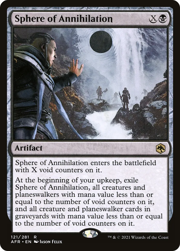 Sphère d'annihilation — Adventures in the Forgotten Realms — Magic: The Gathering