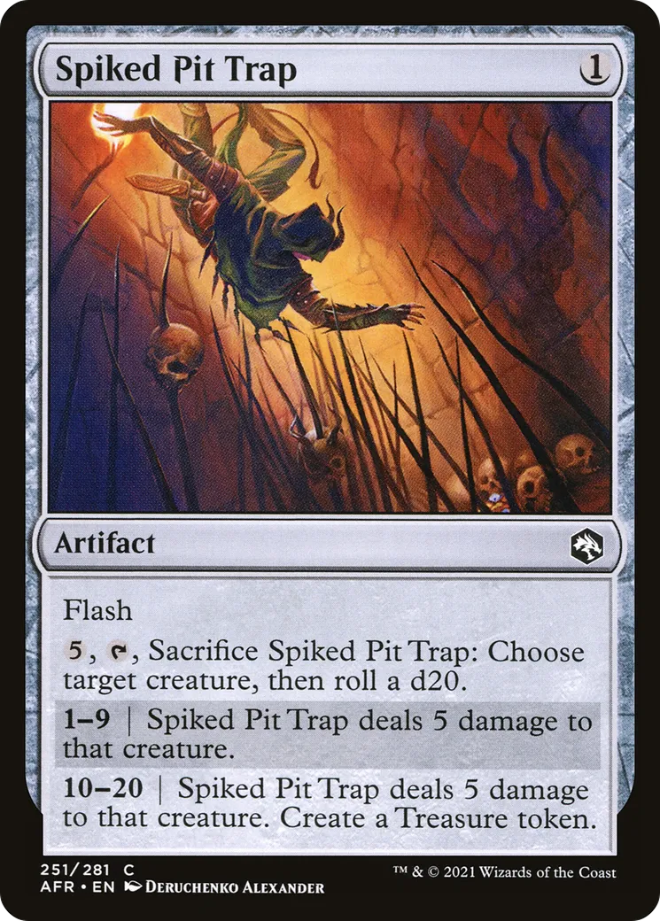 Fosse hérissée de pieux — Adventures in the Forgotten Realms — Magic: The Gathering
