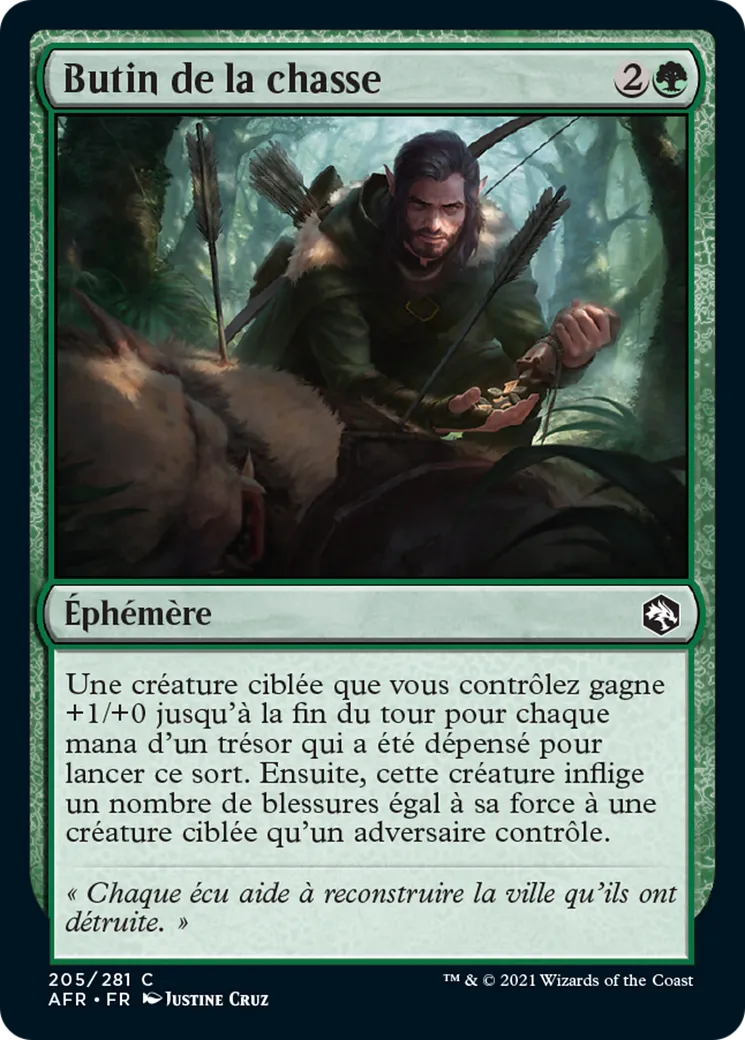 Butin de la chasse — Adventures in the Forgotten Realms — Magic: The Gathering