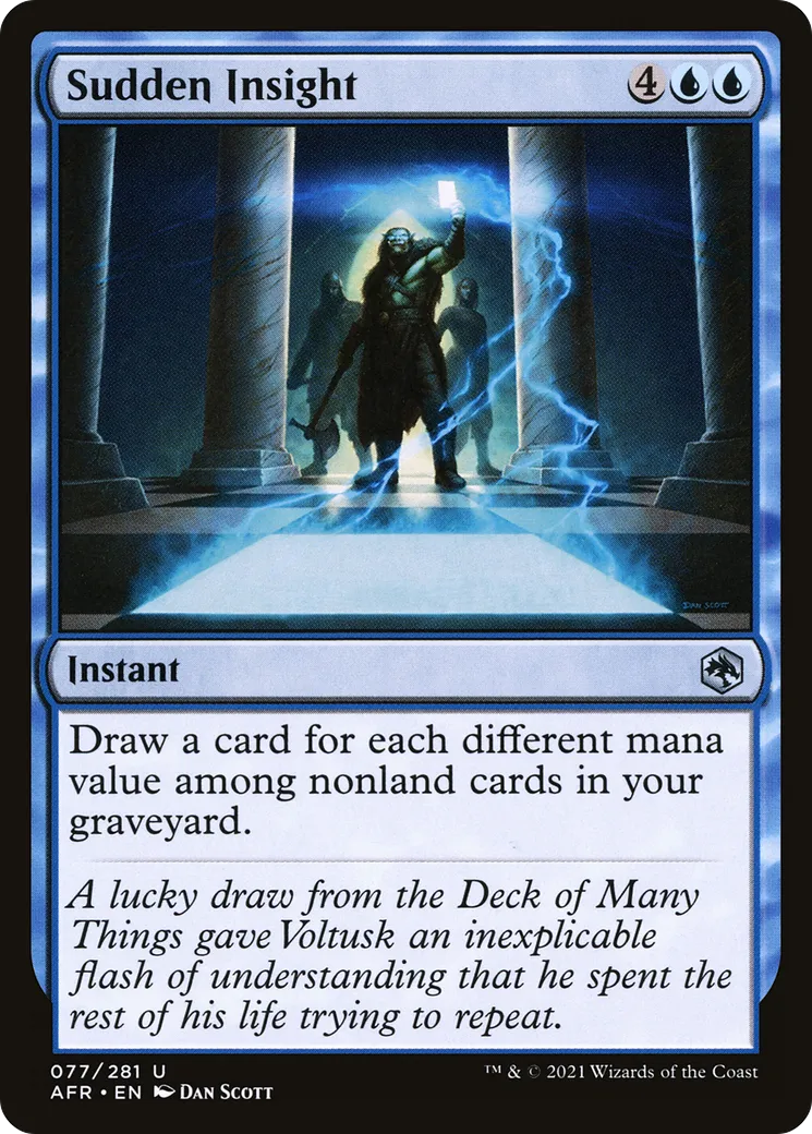 Sudden Insight — Adventures in the Forgotten Realms — Magic: The Gathering