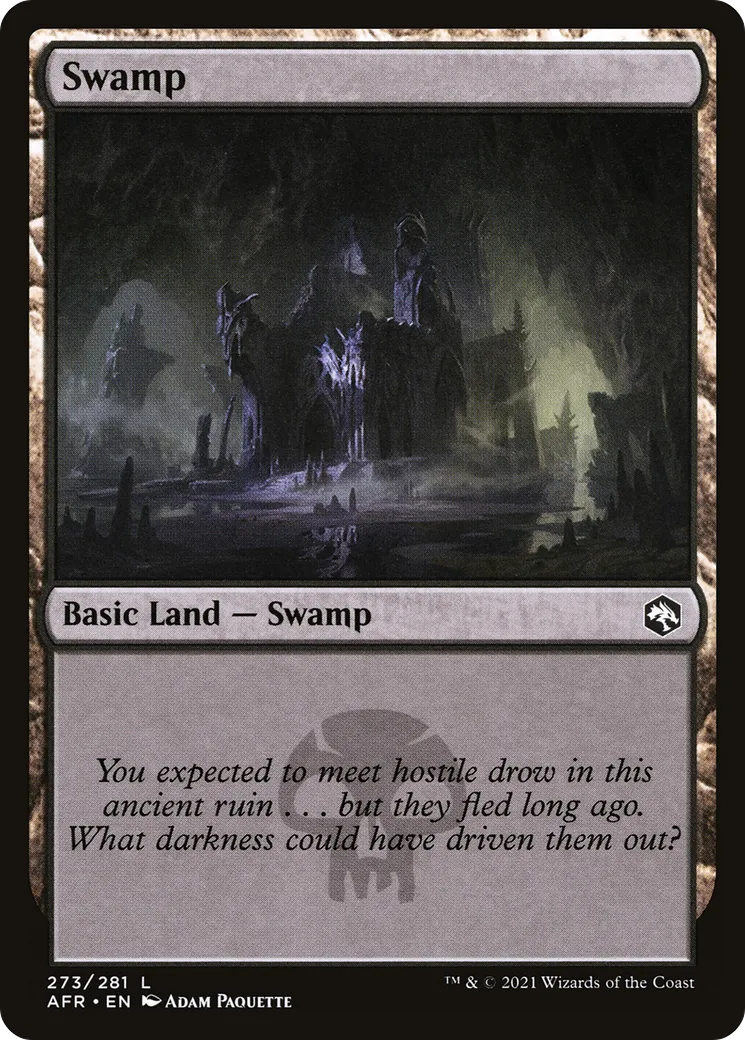Swamp — Adventures in the Forgotten Realms — Magic: The Gathering