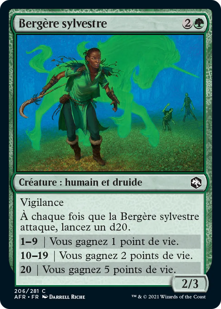 Bergère sylvestre — Adventures in the Forgotten Realms — Magic: The Gathering