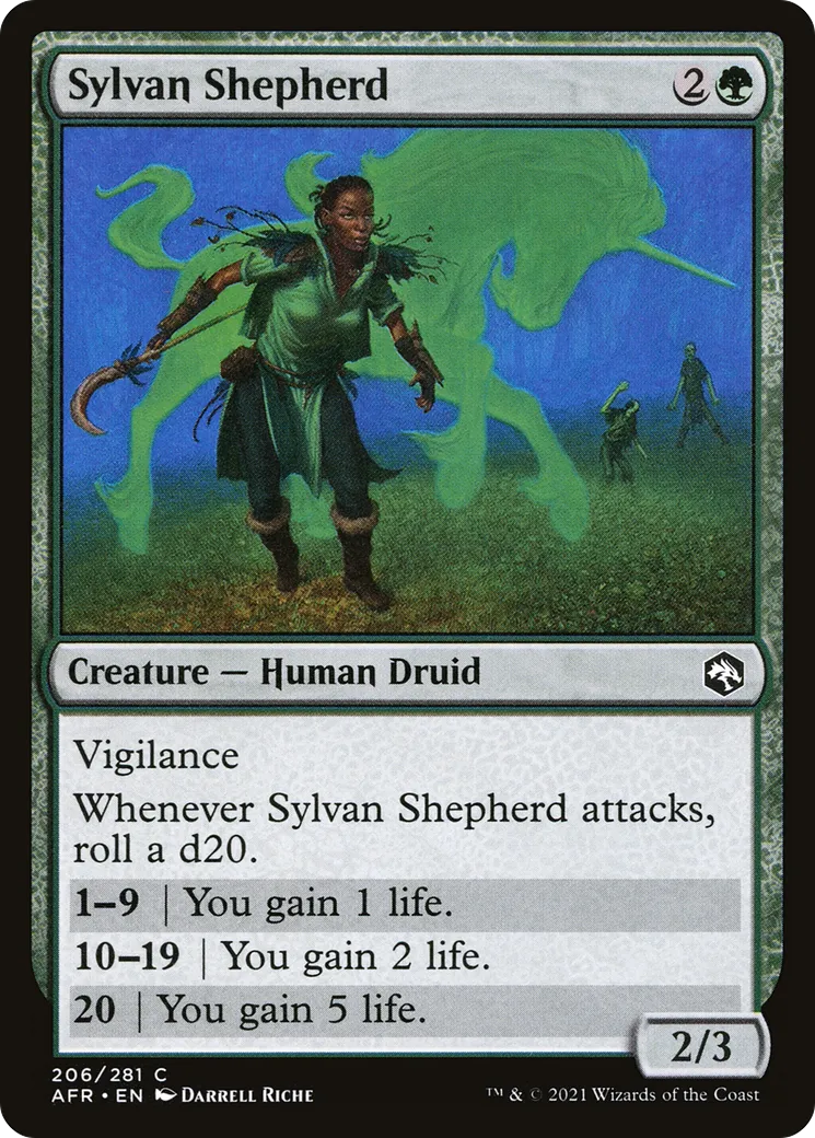 Bergère sylvestre — Adventures in the Forgotten Realms — Magic: The Gathering