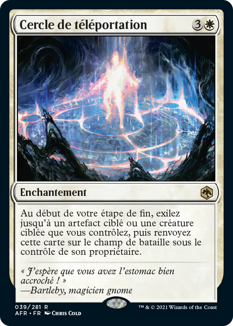 Cercle de téléportation — Adventures in the Forgotten Realms — Magic: The Gathering