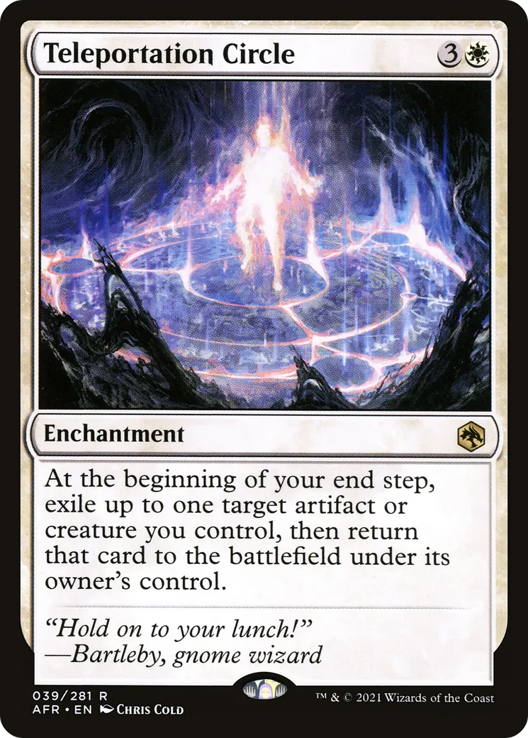 Teleportation Circle — Adventures in the Forgotten Realms — Magic: The Gathering