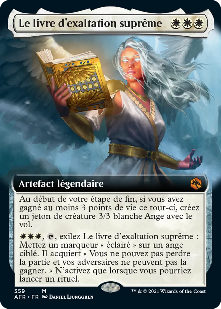 Le livre d'exaltation suprême — Adventures in the Forgotten Realms — Magic: The Gathering