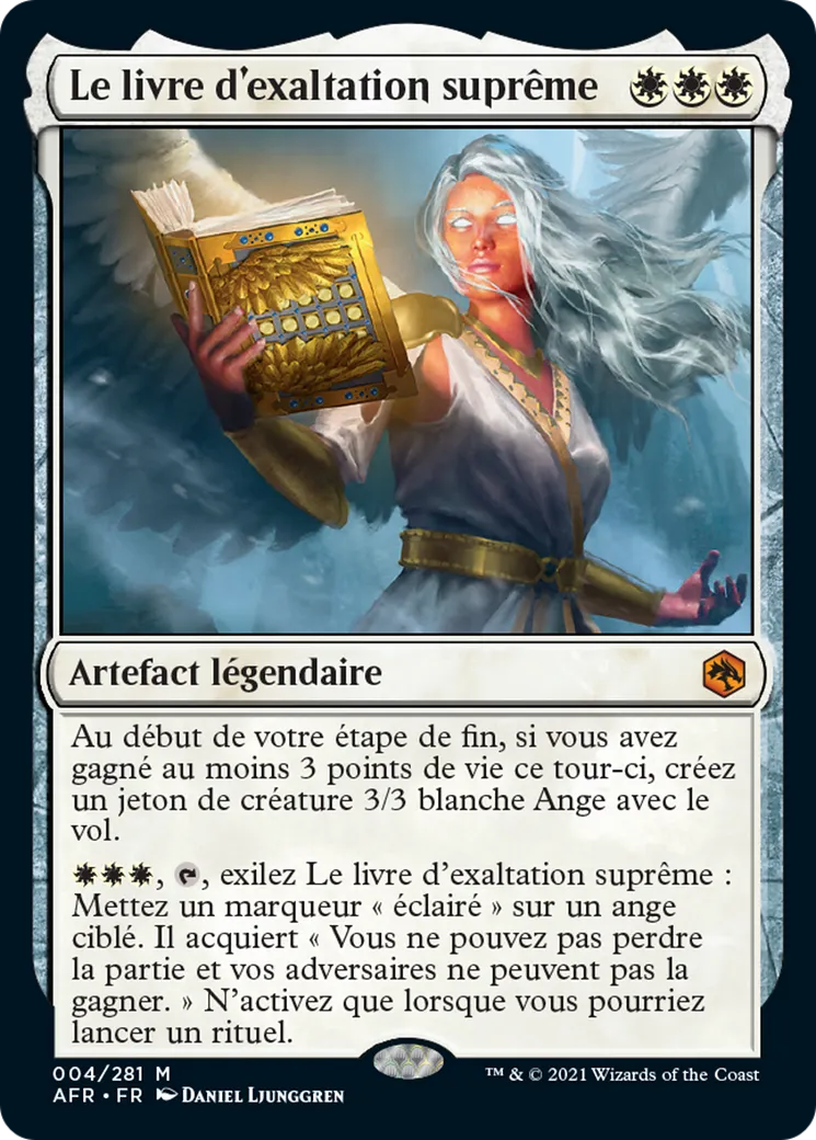 Le livre d'exaltation suprême — Adventures in the Forgotten Realms — Magic: The Gathering