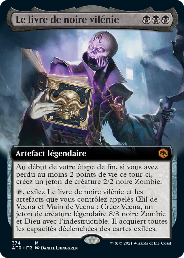 Le livre de noire vilénie from Adventures in the Forgotten Realms - Magic: The Gathering