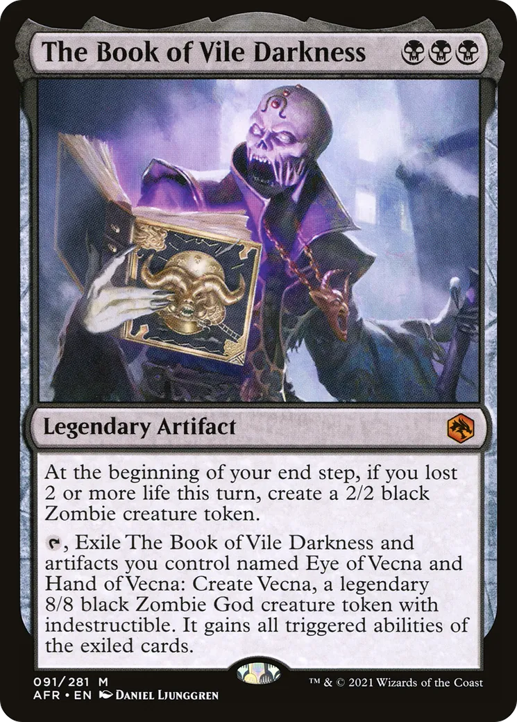 The Book of Vile Darkness — Adventures in the Forgotten Realms — Magic: The Gathering