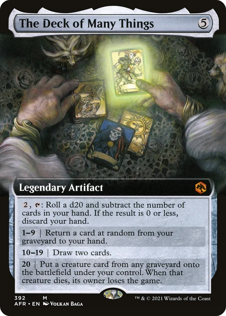 The Deck of Many Things — Adventures in the Forgotten Realms — Magic: The Gathering