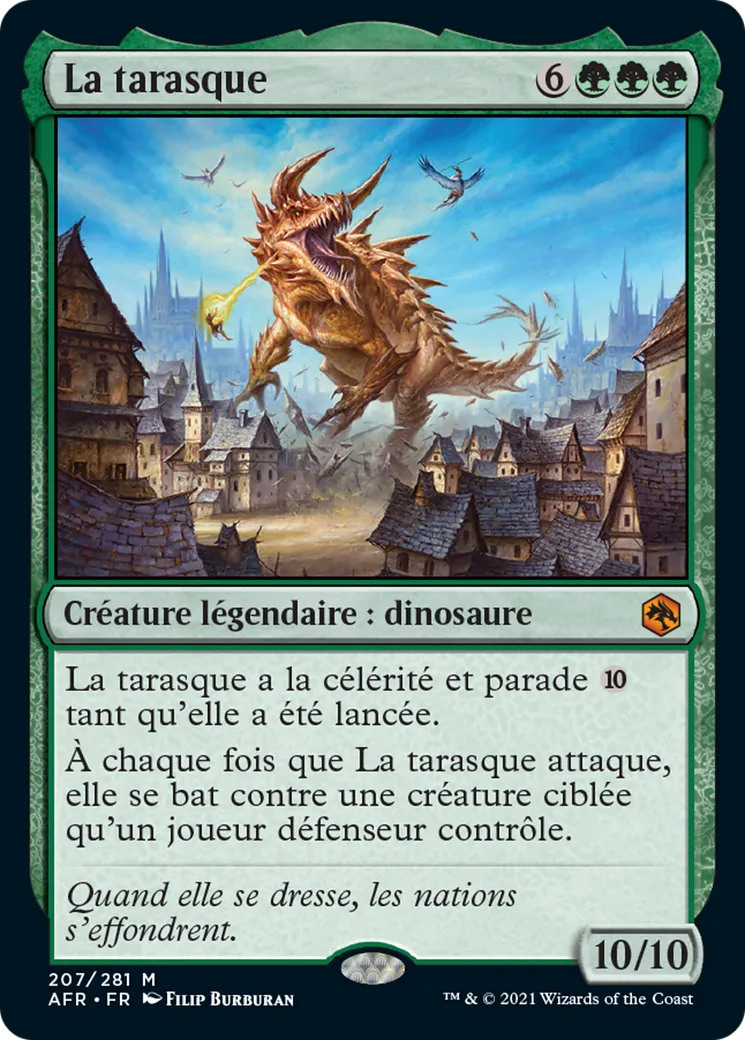 La tarasque — Adventures in the Forgotten Realms — Magic: The Gathering