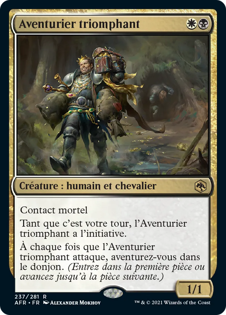 Aventurier triomphant — Adventures in the Forgotten Realms — Magic: The Gathering
