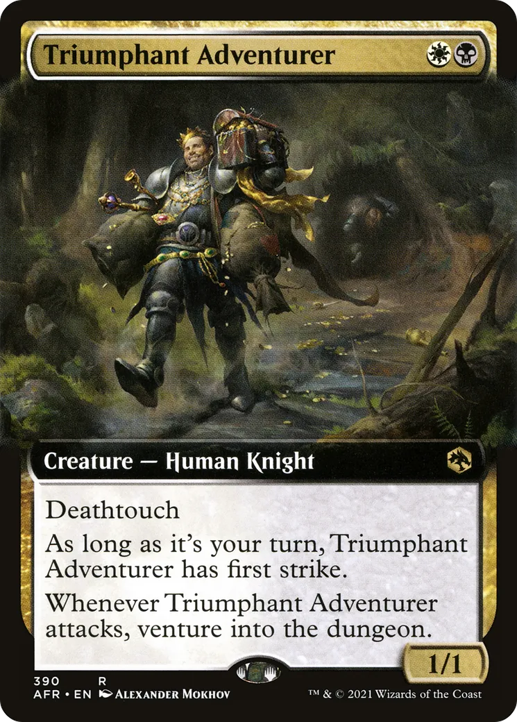 Triumphant Adventurer — Adventures in the Forgotten Realms — Magic: The Gathering