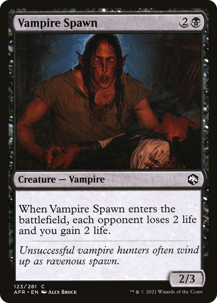 Vampire Spawn — Adventures in the Forgotten Realms — Magic: The Gathering