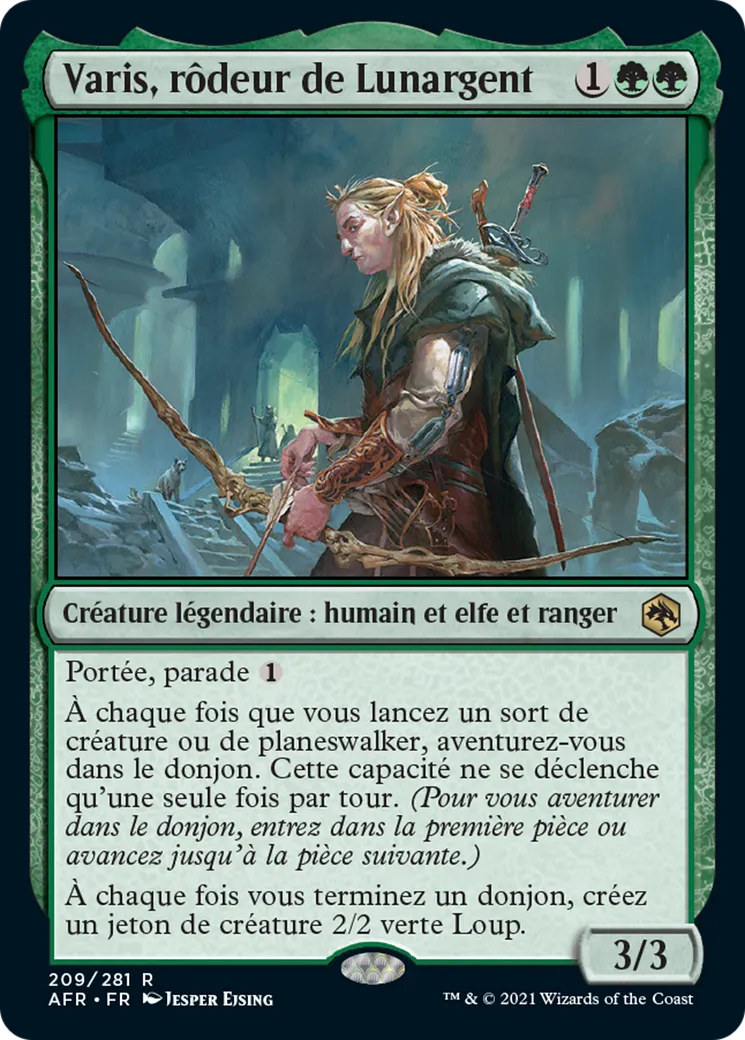 Varis, rôdeur de Lunargent — Adventures in the Forgotten Realms — Magic: The Gathering