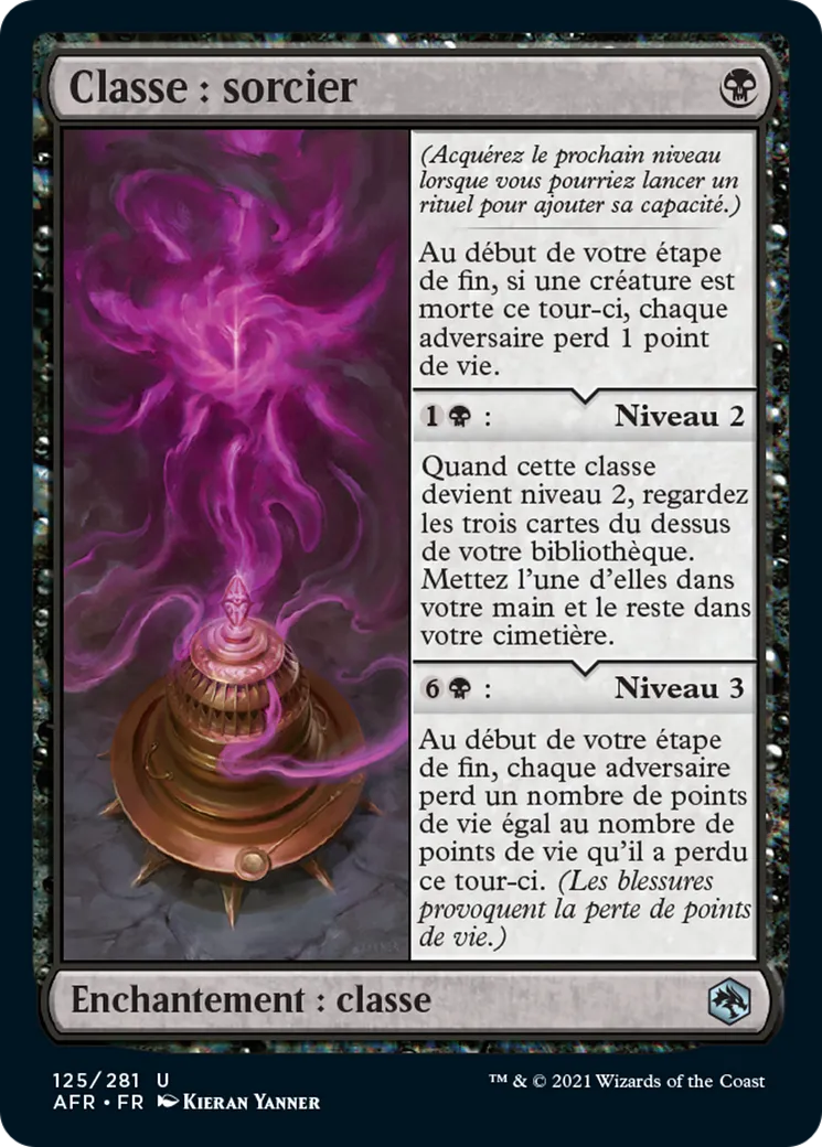 Classe : sorcier — Adventures in the Forgotten Realms — Magic: The Gathering