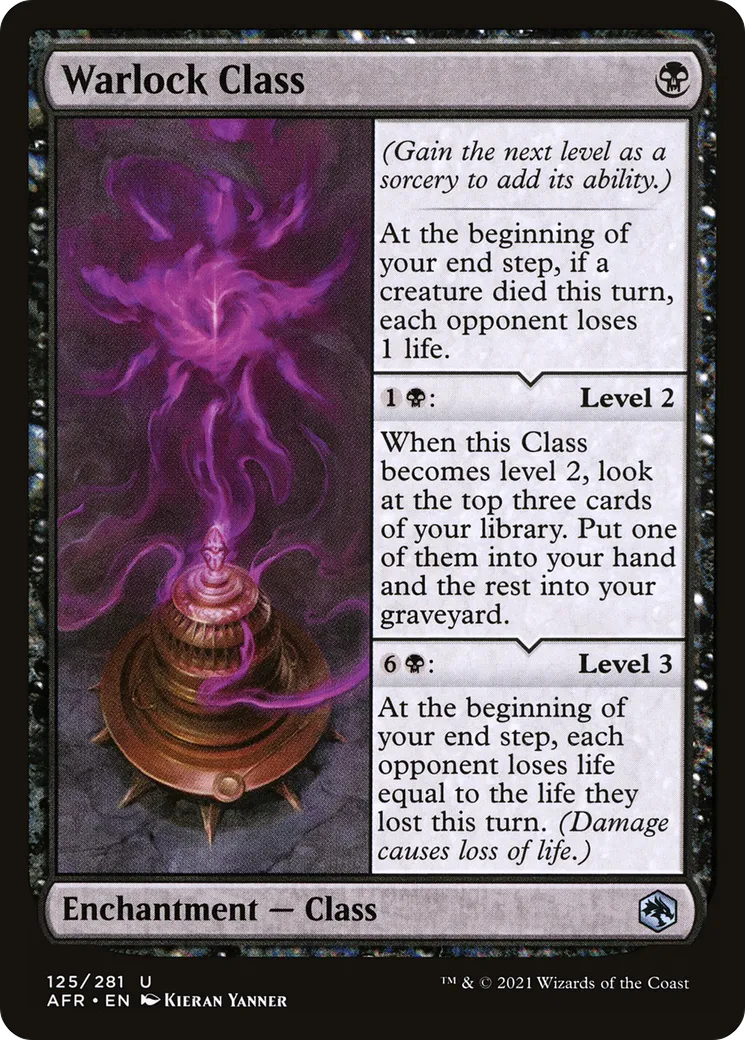 Classe : sorcier — Adventures in the Forgotten Realms — Magic: The Gathering