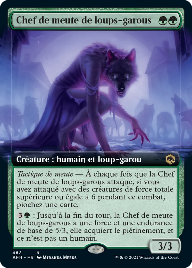Chef de meute de loups-garous — Adventures in the Forgotten Realms — Magic: The Gathering