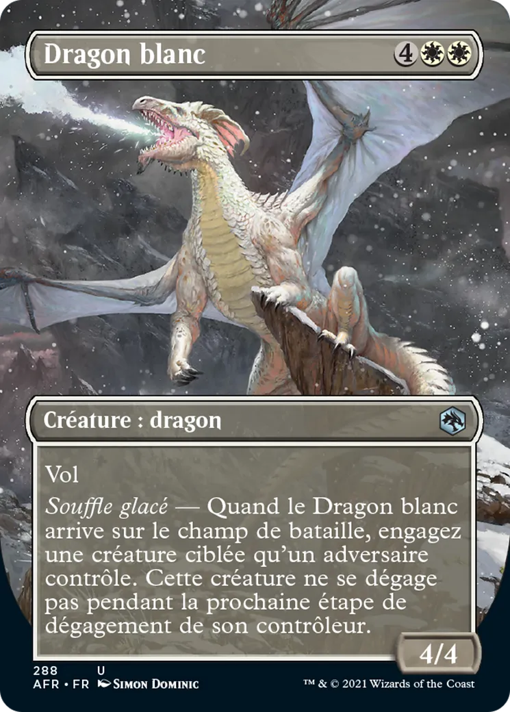 Dragon blanc — Adventures in the Forgotten Realms — Magic: The Gathering
