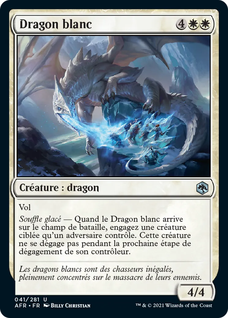 Dragon blanc — Adventures in the Forgotten Realms — Magic: The Gathering