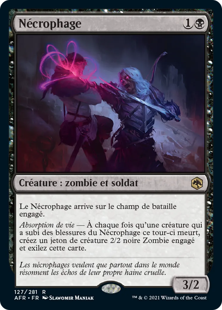 Nécrophage — Adventures in the Forgotten Realms — Magic: The Gathering