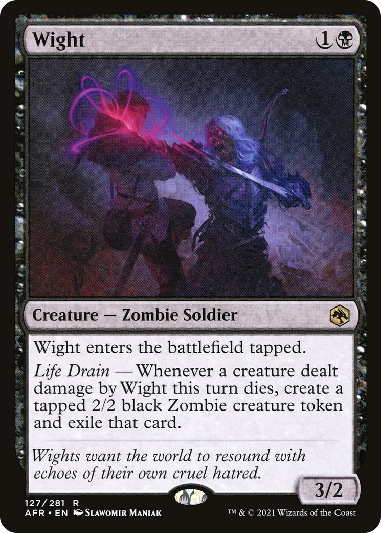 Wight from Adventures in the Forgotten Realms - Magic: The Gathering