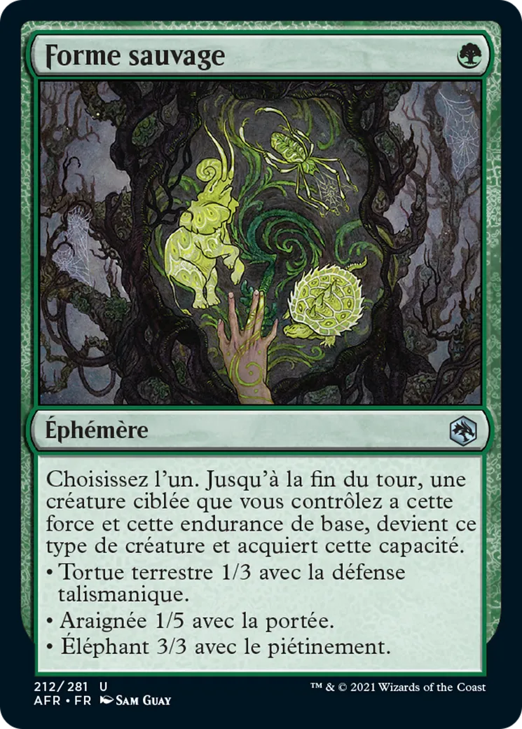 Forme sauvage — Adventures in the Forgotten Realms — Magic: The Gathering