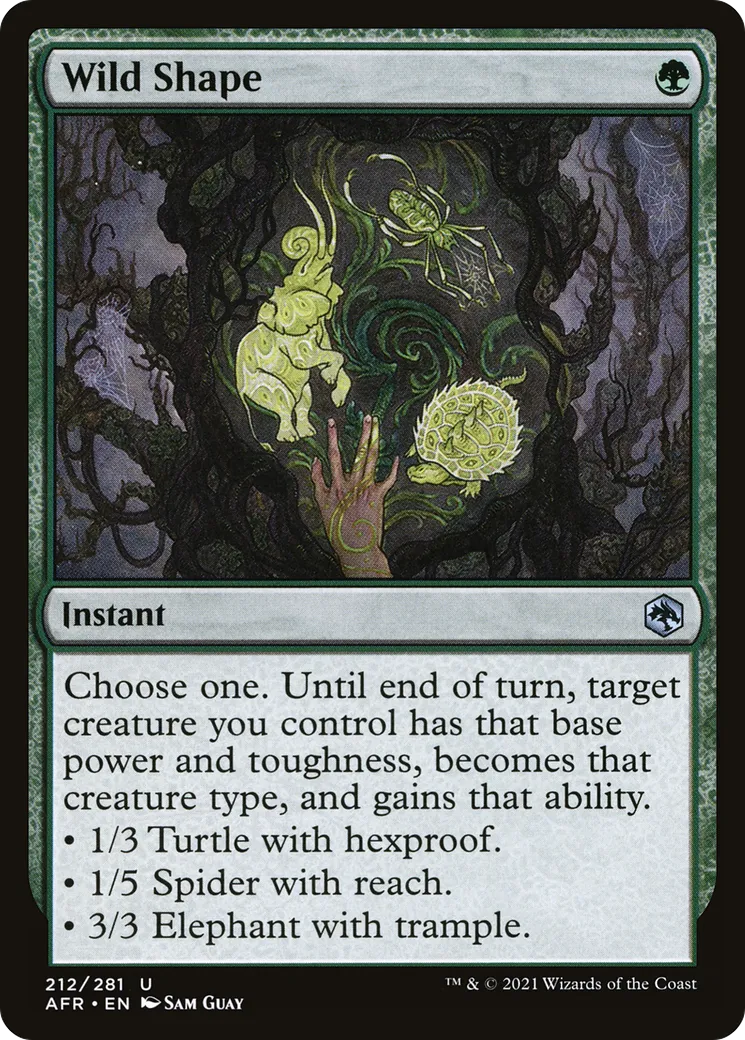 Forme sauvage — Adventures in the Forgotten Realms — Magic: The Gathering