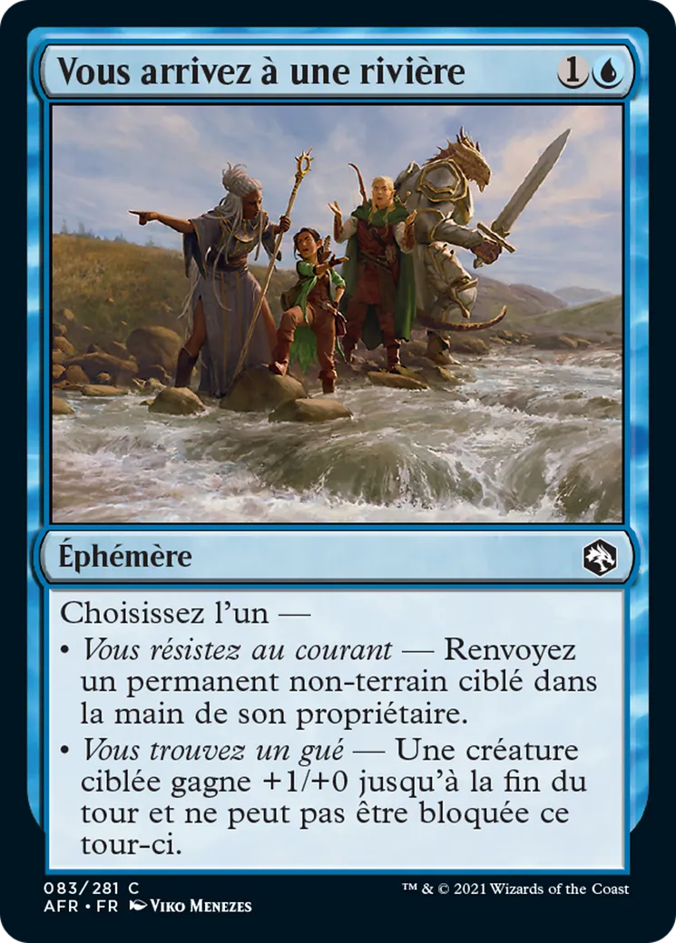 Vous arrivez à une rivière — Adventures in the Forgotten Realms — Magic: The Gathering