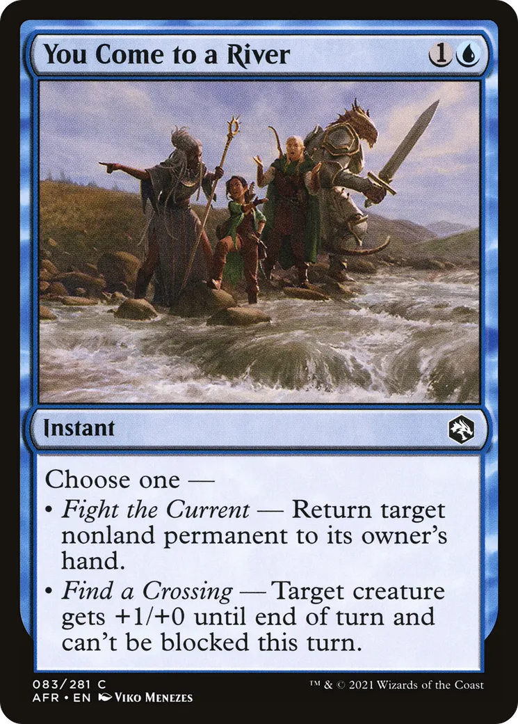 Vous arrivez à une rivière — Adventures in the Forgotten Realms — Magic: The Gathering