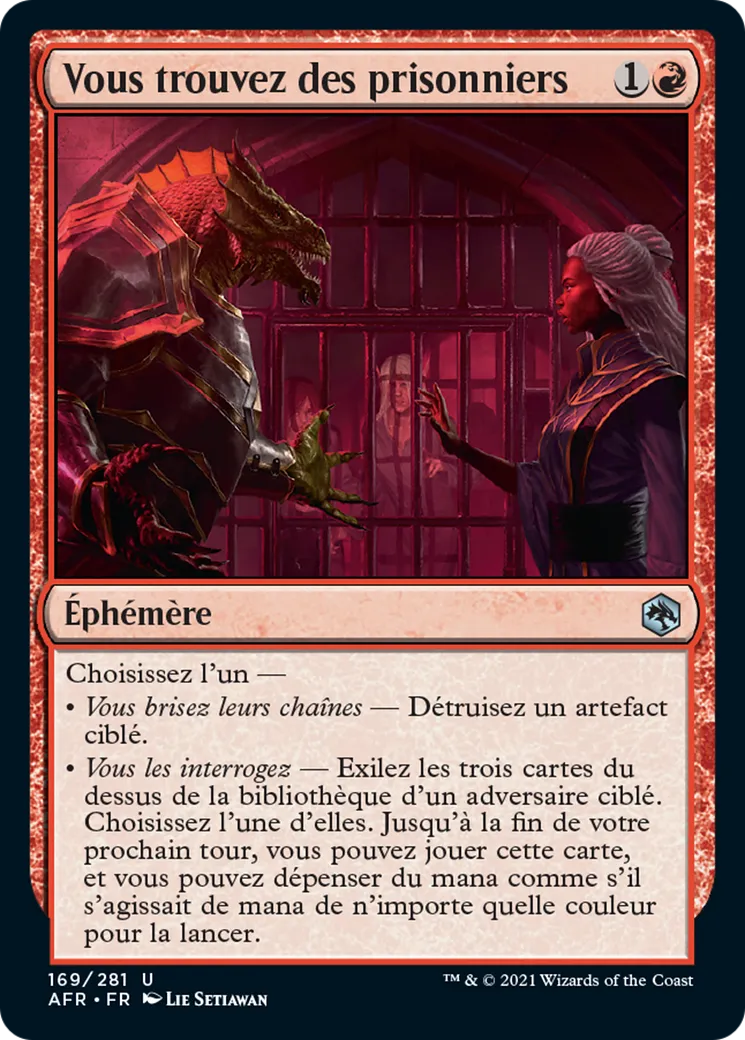 Vous trouvez des prisonniers — Adventures in the Forgotten Realms — Magic: The Gathering