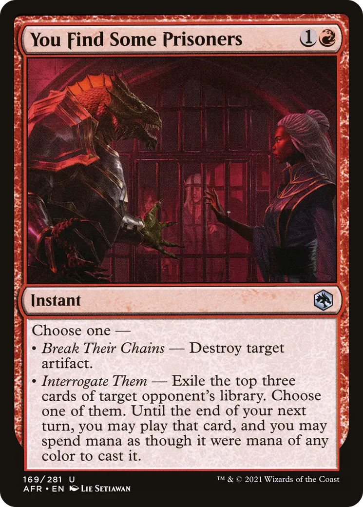 You Find Some Prisoners — Adventures in the Forgotten Realms — Magic: The Gathering