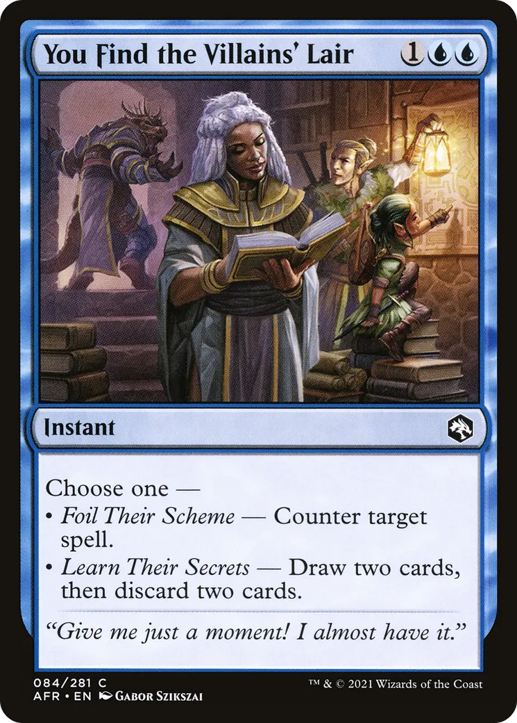 Vous trouvez le repaire des ennemis — Adventures in the Forgotten Realms — Magic: The Gathering