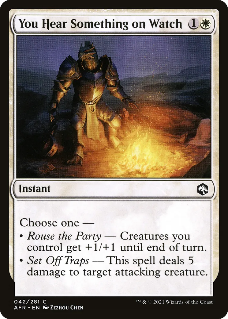 You Hear Something on Watch — Adventures in the Forgotten Realms — Magic: The Gathering