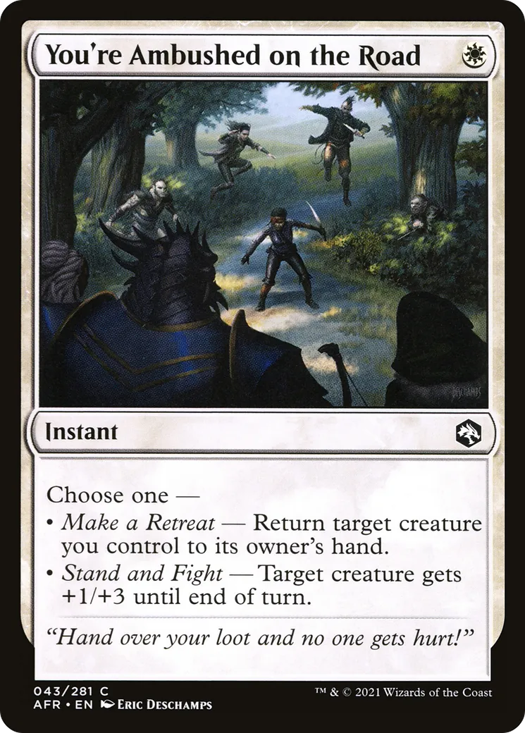 Vous tombez dans une embuscade — Adventures in the Forgotten Realms — Magic: The Gathering