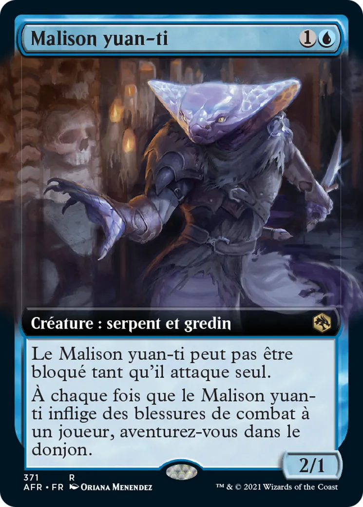 Malison yuan-ti — Adventures in the Forgotten Realms — Magic: The Gathering