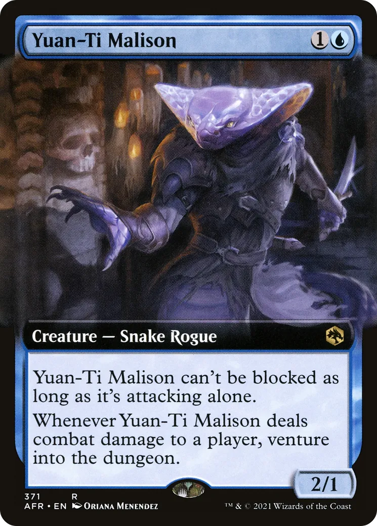 Yuan-Ti Malison — Adventures in the Forgotten Realms — Magic: The Gathering