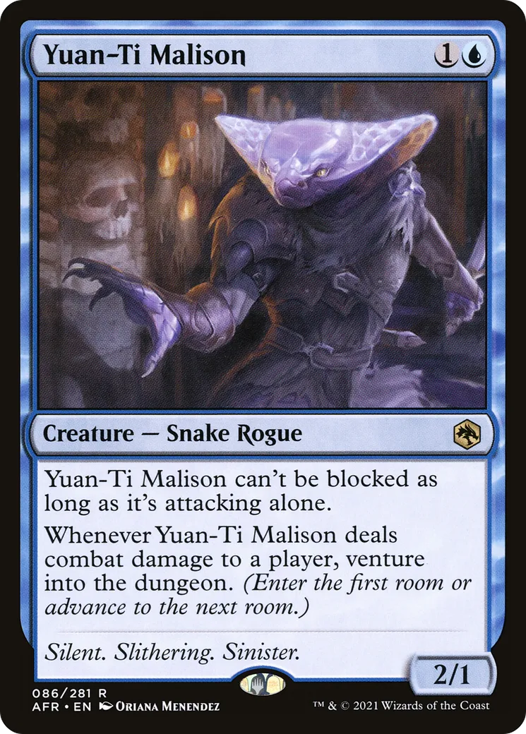 Yuan-Ti Malison — Adventures in the Forgotten Realms — Magic: The Gathering